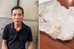 Đối tượng Hải cùng tang vật bị cơ quan chức năng thu giữ.