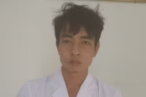 Trần Ngọc Văn tại cơ quan điều tra.