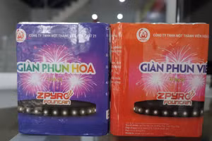 Sản phẩm pháo hoa của Công ty TNHH MTV Hóa chất 21.