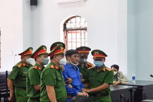 Bị cáo Đỗ Văn Minh tại phiên tòa xét xử. Ảnh: PLO.