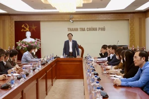 Toàn cảnh buổi công bố kết luận thanh tra.