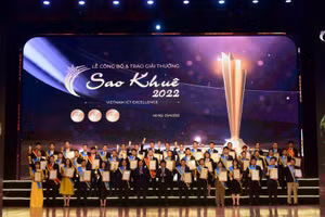 Lễ công bố và trao giải thưởng Sao Khuê 2022.