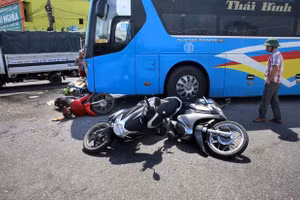 Tính chung 3 tháng đầu năm, số vụ tai nạn giao thông giảm so với cùng kỳ năm trước nhưng số người chết tăng. Ảnh minh họa.