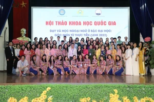 Hội thảo khoa học cấp quốc gia với chủ đề với chủ đề “Dạy và học ngoại ngữ ở bậc đại học: Góc nhìn từ thực tiễn”.