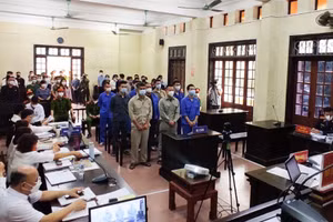 Các bị cáo liên quan đến vụ án được đưa ra xét xử trước đó.