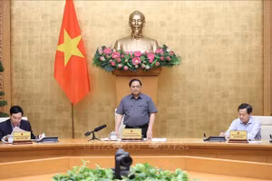 Thủ tướng Phạm Minh Chính chủ trì phiên họp. Ảnh: Dương Giang/TTXVN