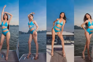 Ngắm thí sinh Hoa hậu Biển Đảo Việt Nam 2022 'đọ dáng' nóng bỏng với bikini 