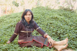 Cô Kiều Thị Giang ở trường Phổ thông Dân tộc nội trú THCS - THPT huyện Đắk R’lấp, tỉnh Đăk Nông.