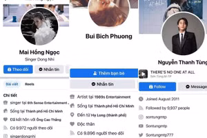 Facebook những nghệ sĩ nổi tiếng đều sụt giảm lượt theo dõi. 