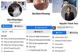 Facebook những nghệ sĩ nổi tiếng đều sụt giảm lượt theo dõi. 