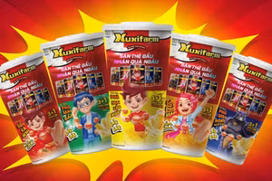 Sản phẩm mới Xuxifarm Lắk Lắk Chấm Chấm với bao bì và công thức cải tiến cho trẻ bổ sung dinh dưỡng năng lượng mọi lúc, mọi nơi.