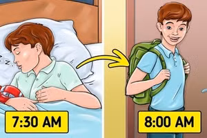 7 tuyệt chiêu giúp con nhanh chóng đến trường mỗi sáng