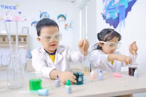 Học sinh Mầm non Tân Thời Đại trong hoạt động Kide Science