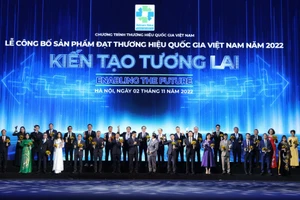 Lễ công bố Thương hiệu quốc gia Việt Nam 2022.