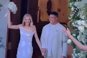 Ronaldo De Lima kết hôn với người mẫu Celina Locks.