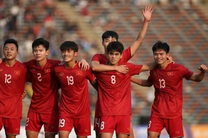 U23 Việt Nam thi đấu trên sân nhà ở vòng loại giải châu Á 2024.