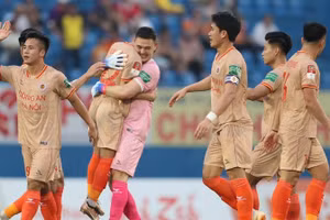 CLB Công an Hà Nội có giá trị đội hình cao nhất V.League 2023.