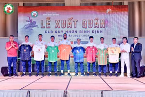 Bình Định FC sử dụng 8 mẫu áo đấu ở V-League 2023/2024