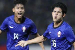 U22 Campuchia gặp đội tuyển U22 Indonesia vào lúc 19h ngày 10/5.