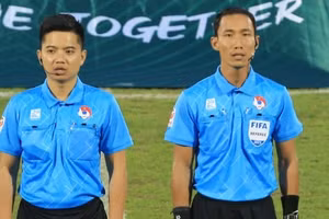 Trọng tài Lê Vũ Linh đạt chuẩn FIFA sau thời gian dài rèn luyện.