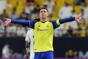 Ronaldo xếp thứ 5 Top Vua phá lưới giải VĐQG Saudi Arabia.