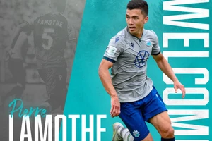 Pierre Lamothe đầu quân cho tân binh Quảng Nam theo dạng cho mượn từ Pacific FC.