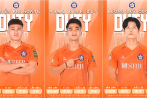 3 cầu thủ trẻ của SHB Đà Nẵng lên hội quân cùng U23 Việt Nam.