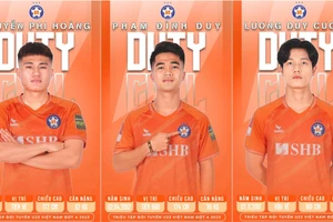 3 cầu thủ trẻ của SHB Đà Nẵng lên hội quân cùng U23 Việt Nam.
