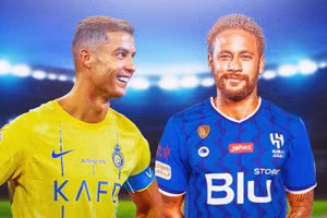 Neymar đối đầu C.Ronaldo và Benzema ở giải vô địch quốc gia ở Arab Saudi.