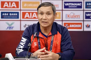 HLV Mai Đức Chung quyết tâm trước trận gặp tuyển Mỹ.