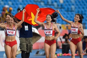 Điền kinh Việt Nam nhận thưởng gần 400 triệu đồng với tấm HCV châu Á.