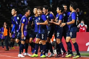 Campuchia thắng ấn tượng ở vòng loại U23 châu Á 2024.