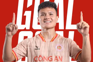 Quang Hải cùng Công an Hà Nội vô địch V.League 2023.