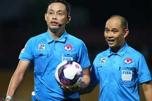 Trọng tài Ngô Duy Lân bắt trận Hải Phòng – Khánh Hòa ở vòng 6 V-League.