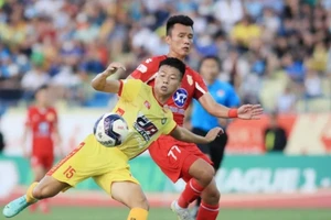 Nam Định và Thanh Hóa bất phân thắng bại ở vòng 12 V.League.