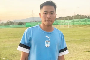 Vũ Minh Hiếu lập hat-trick trong trận giao hữu của Cheon An FC.