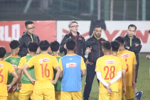 Đội tuyển U23 Việt Nam chuẩn bị cho vòng loại U23 châu Á 2024.