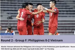 Tuyển Việt Nam được AFC ca ngợi sau chiến thắng trước Philippines.