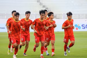 U17 Việt Nam tích cực rèn quân cho U17 châu Á.