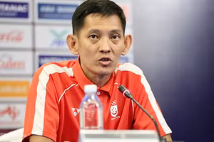 HLV U22 Singapore tự tin trước trận gặp U22 Việt Nam ở lượt trận hai.