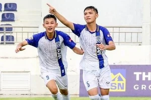 Sông Lam Nghệ An và PVF dắt tay nhau vào vào bán kết giải U15 Quốc gia 2023.