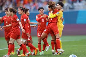 Tuyển nữ Việt Nam quyết tâm có điểm ở trận gặp Bồ Đào Nha.