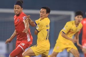 Hải Phòng cầm hòa Bình Định FC ở vòng 10 V.League.