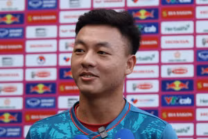 Nguyễn Thái Sơn tỏ ra khá háo hức trước trận gặp Guam.