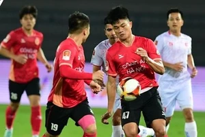 Hải Phòng FC thắng cách biệt Công an Hà Nội trên sân nhà.