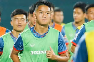 Andrej Nguyễn An Khánh hội quân cùng U23 Việt Nam giải châu Á.
