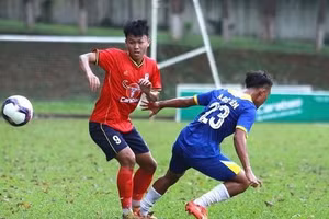 U21 Hoàng Anh Gia Lai thua sốc Quảng Ngãi ở giải quốc gia.