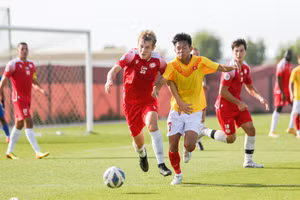 U20 Việt Nam thua tối thiểu Dubai City FC.
