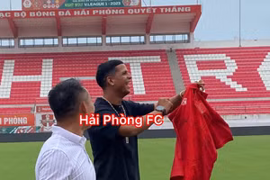 Lucao được đồn đoán nhận lương 350 triệu/tháng ở Hải Phòng FC.
