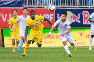 Hoàng Anh Gia Lai làm khách của Hải Phòng ở vòng 1 giải V.League. 